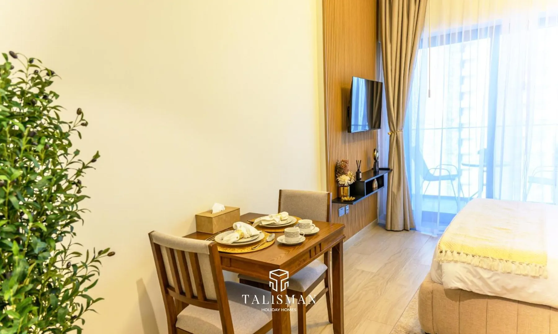 Lägenhet Modern Studio In Azizi Riviera, Meydan Dubai